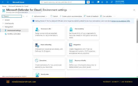 The October 27 opt-in announcement appears inside the lab portal. The banner documents a future new-subscription change; it does not demonstrate that future default.