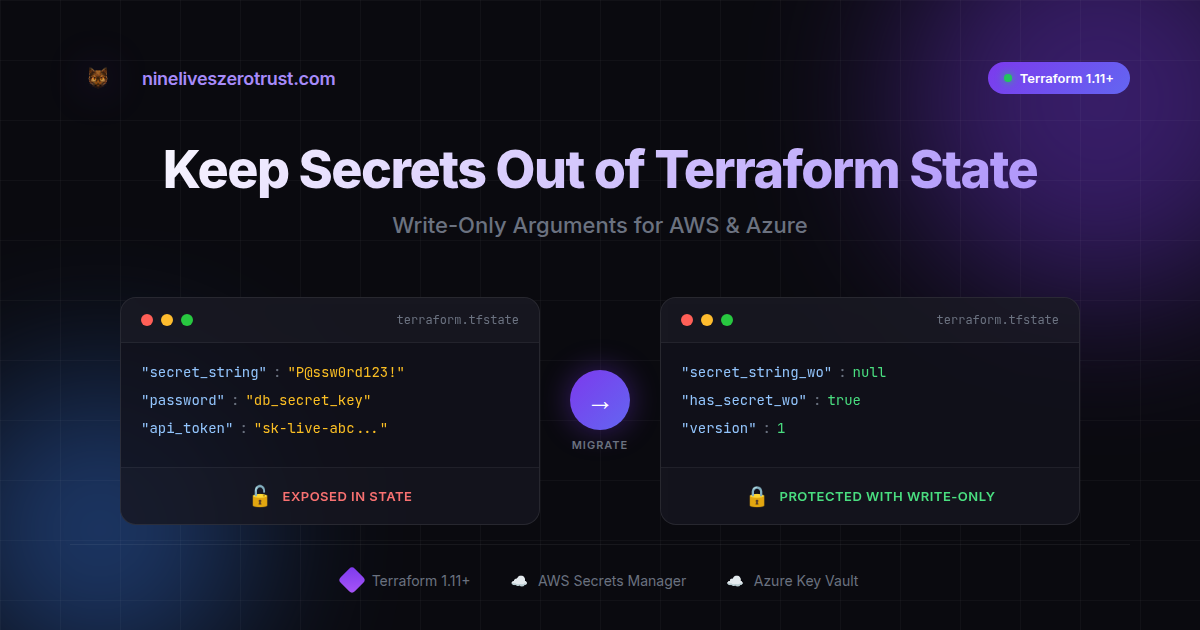 Terraform 1.11's Game-Changer: Keep Secrets Out of State for Good